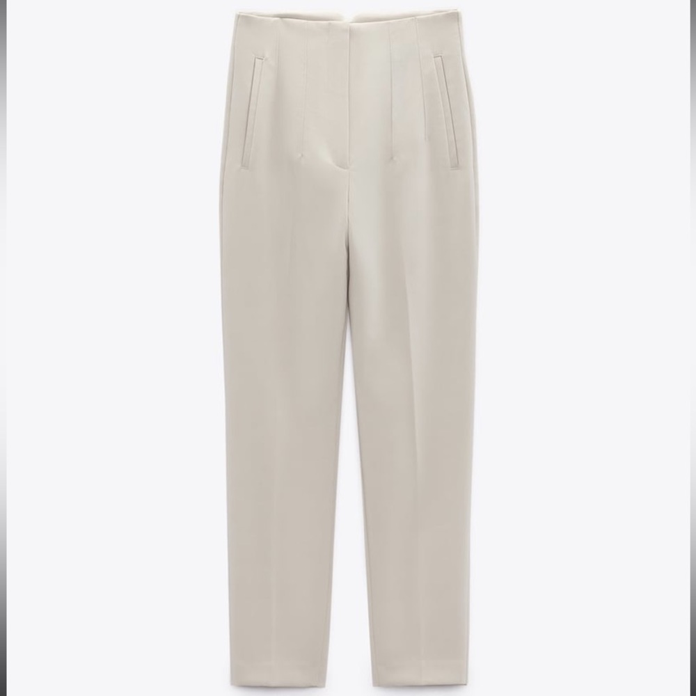 NWT Zara High Waisted Pants - Picture 3 of 7